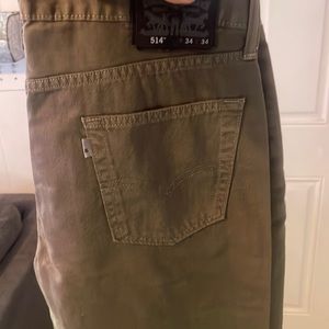 Levi’s 514 green